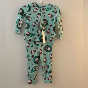 Posh Peanut Hello Kitty Wreath Long Sleeve Pajamas 6-12M